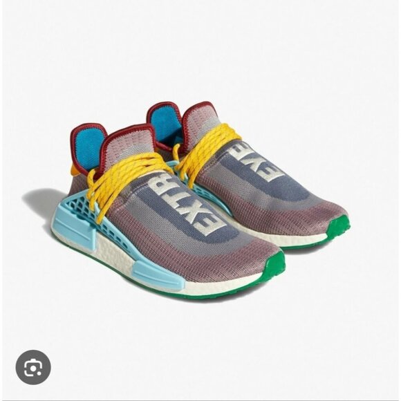 ADIDAS X Pharrell Williams |Extra Eye NMD Hu In Hand  sneakers Size 6 - Picture 1 of 8